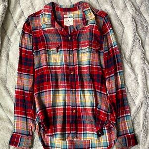 Multi-colored flannel